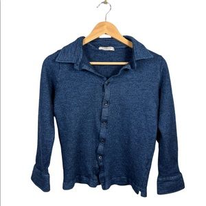 Fioroni Cashmere Button Front Sweater